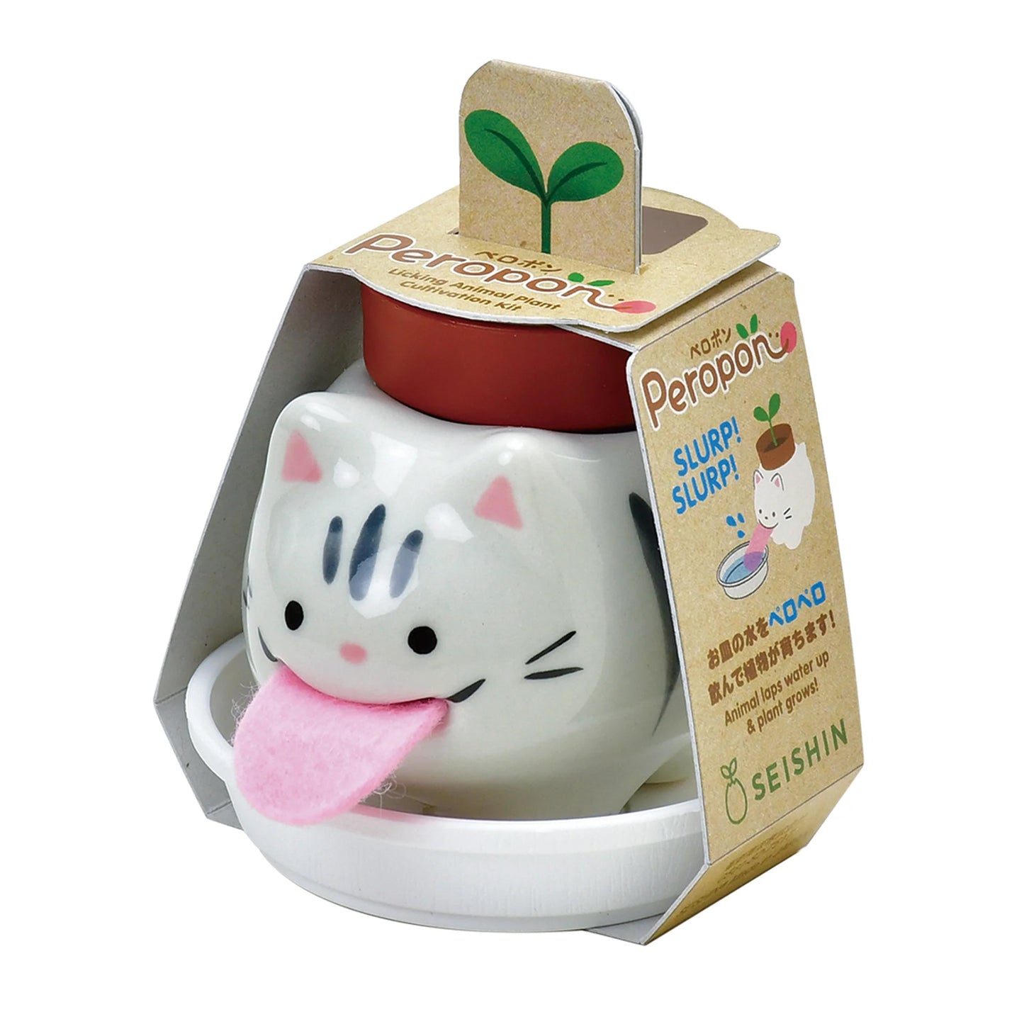 Peropon吸水貓狗小盆栽