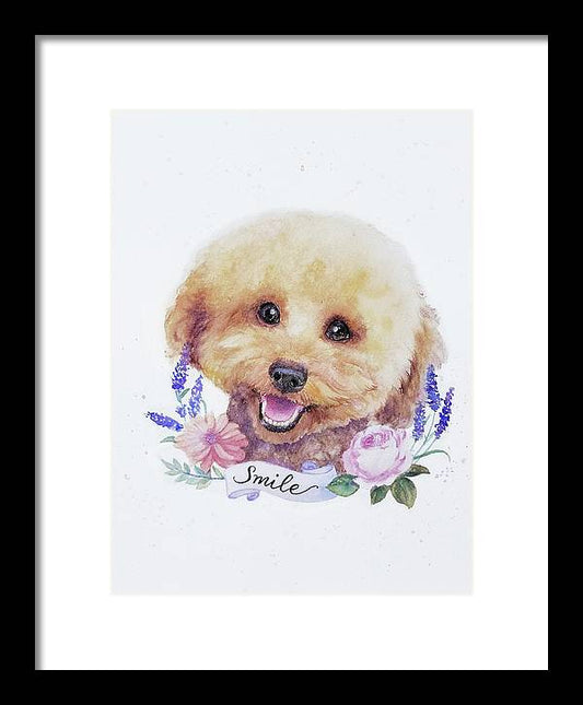 Poodle Watercolor