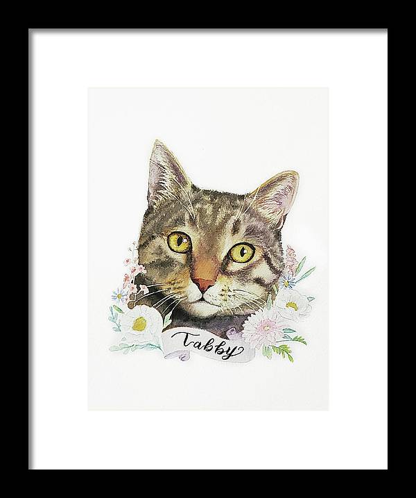 Tabby Cat Watercolor
