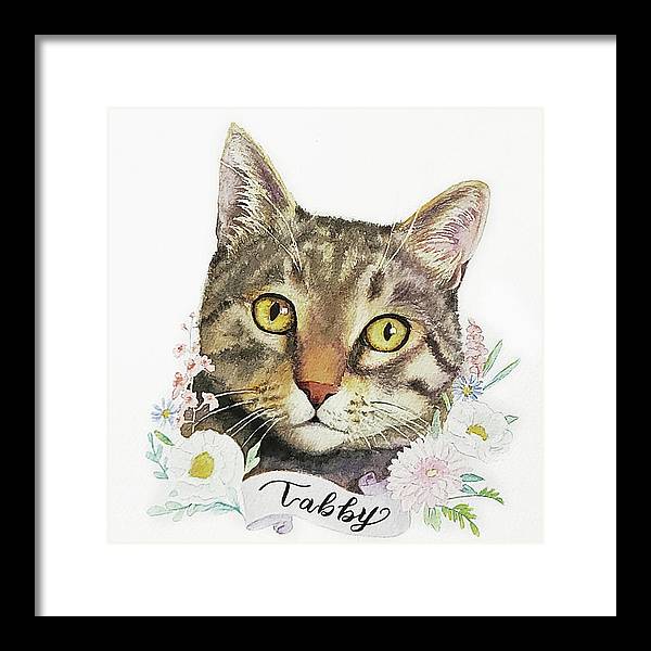 Tabby Cat Watercolor