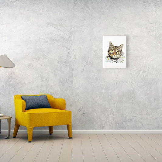 Tabby Cat Watercolor