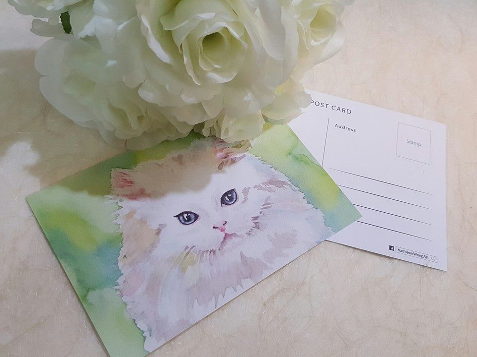 Kathleen Wong Animal Postcard