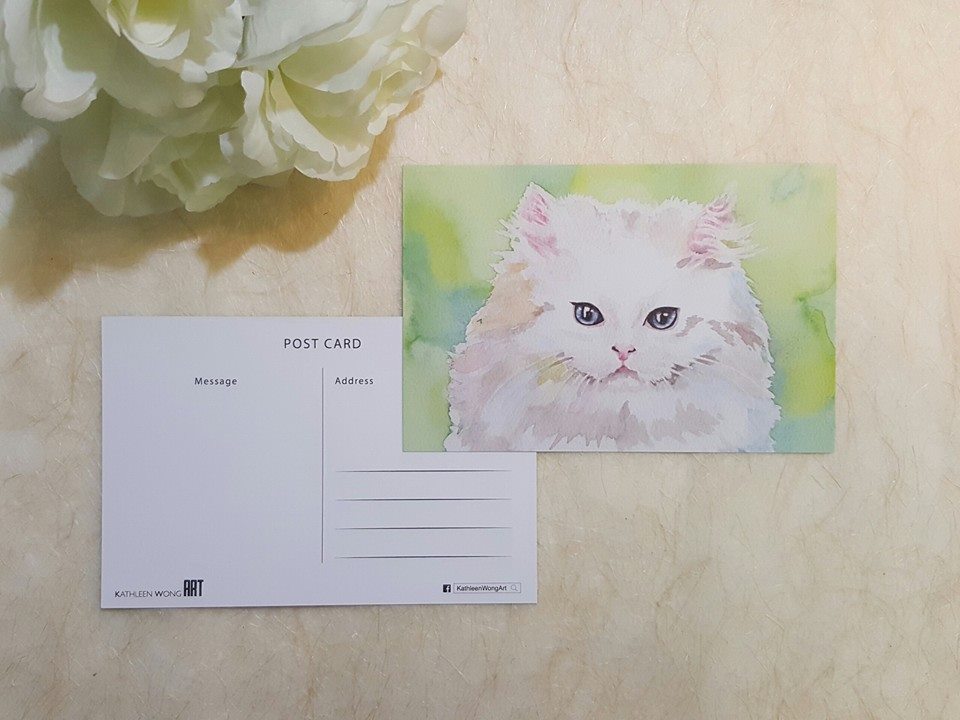 Kathleen Wong Animal Postcard