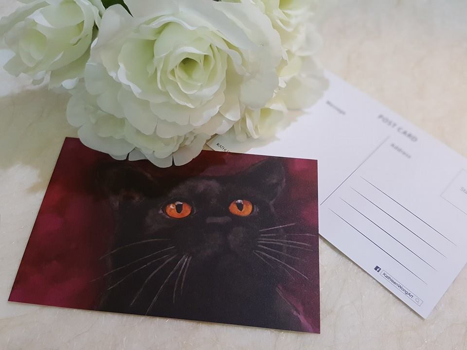 Kathleen Wong Animal Postcard