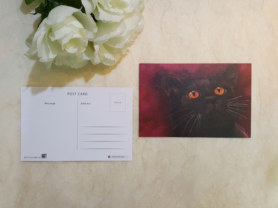 Kathleen Wong Animal Postcard