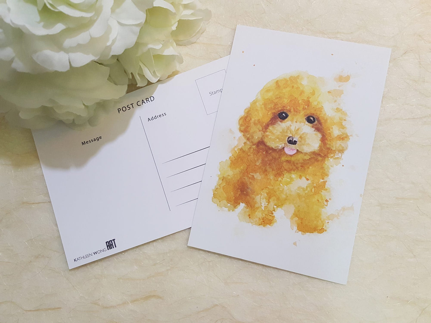 Kathleen Wong Animal Postcard