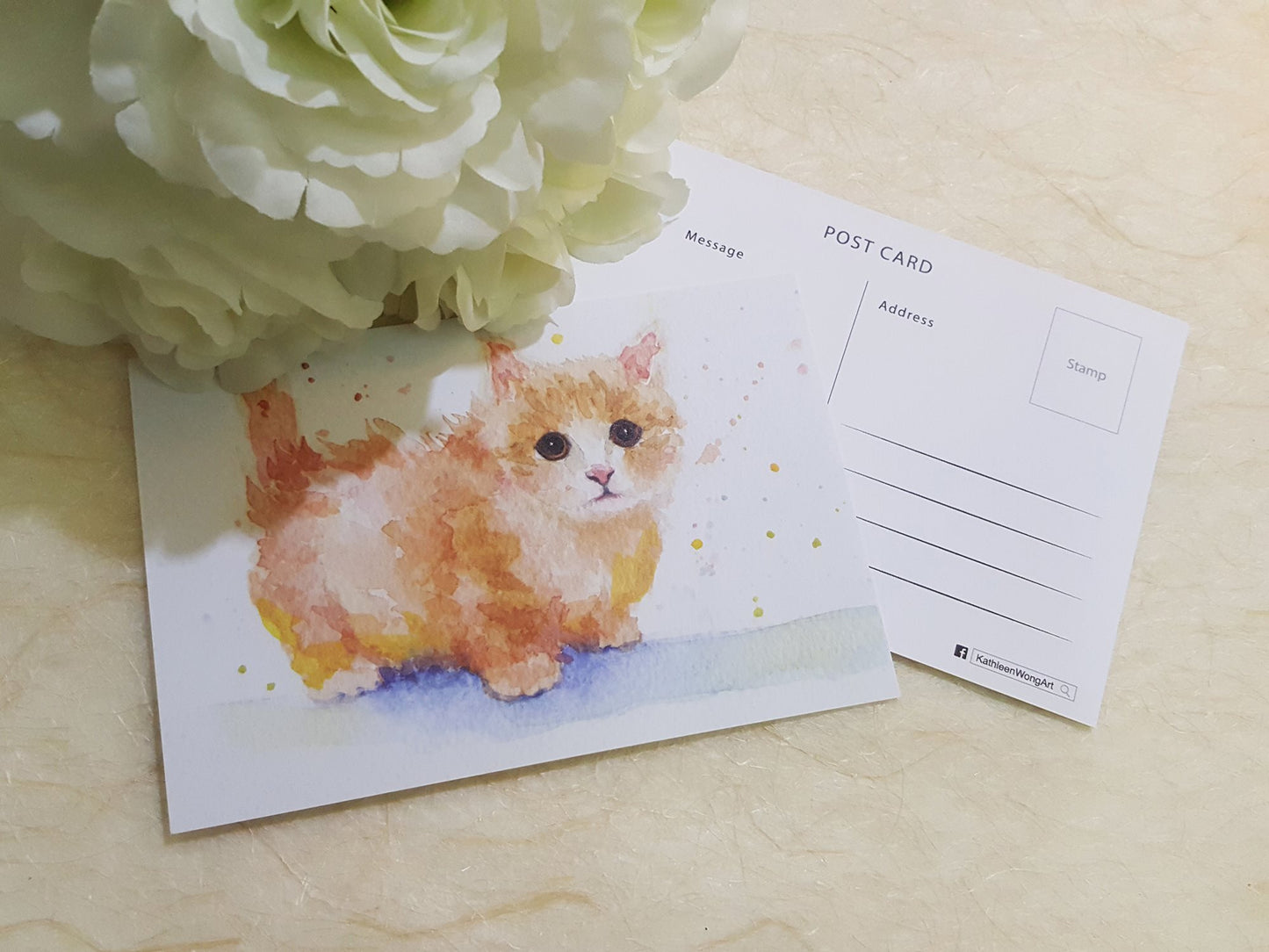 Kathleen Wong Animal Postcard
