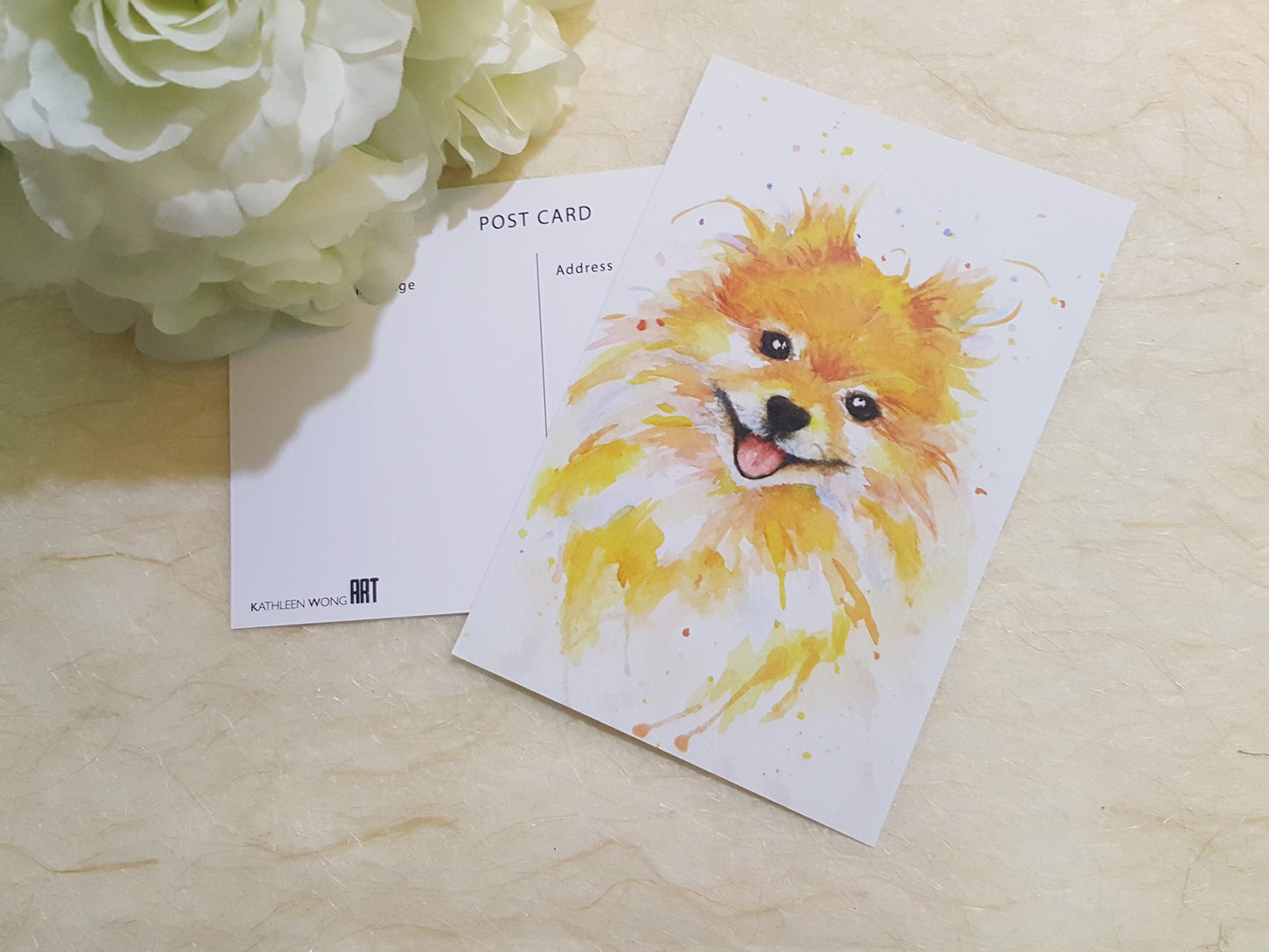 Kathleen Wong Animal Postcard