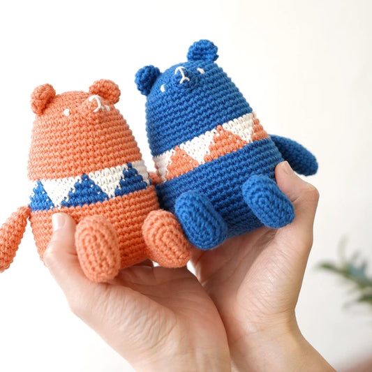 Japan Sitting Bear Crochet  Set