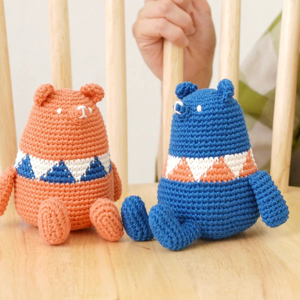 Japan Sitting Bear Crochet  Set