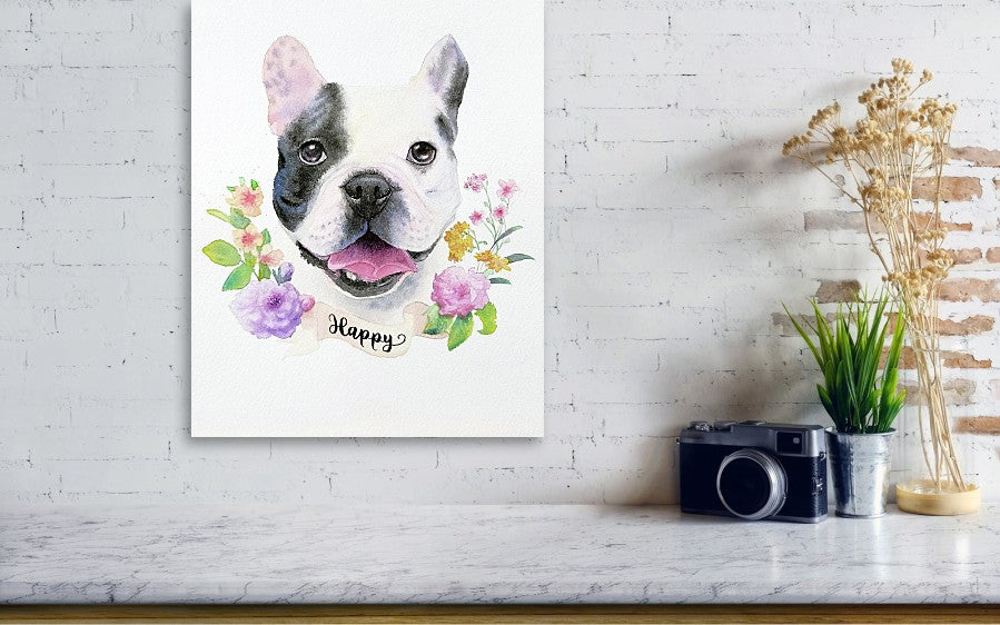 French Bulldog Watercolor